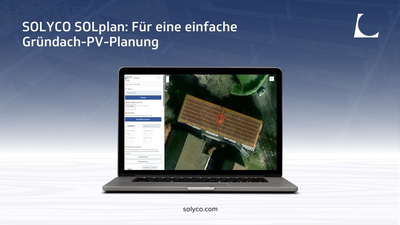 SOLYCO SOLplan | Planungstool für Gründach-PV