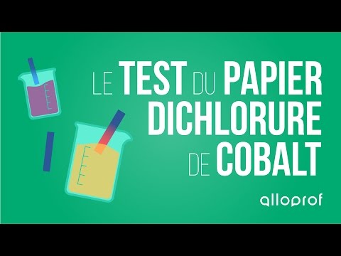 Vidéo: Qu'est-ce que le chlorure de cob alt ?