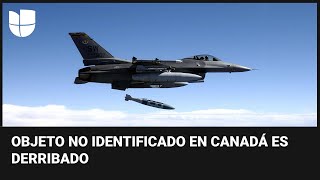 Canadá ordena derribar otro objeto no identificado: Fuerza Aérea de EEUU colaboró con la operación