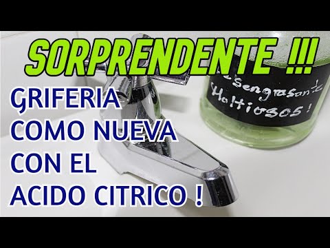 ÁCIDO CÍTRICO LIMPIEZA  El nuevo producto de moda para acabar con la cal y  el óxido del baño y la cocina