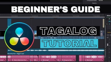 Davinci Resolve 17 | Basic Video Editing | Tagalog Tutorial