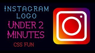 INSTAGRAM LOGO || HTML CSS
