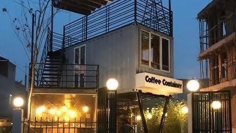 Nổi bật với thiết kế quán cafe container ấn tượng tiết kiệm chi phí
