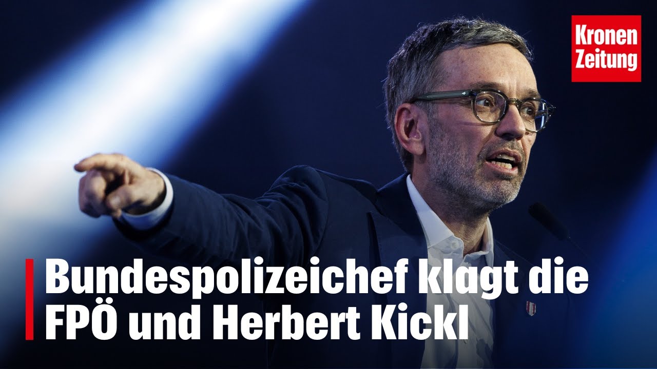 Bundespolizeichef klagt die FPÖ und Herbert Kickl | krone.tv NEWS