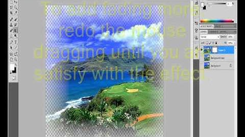 Making transparent edges picture using Photoshop CS5