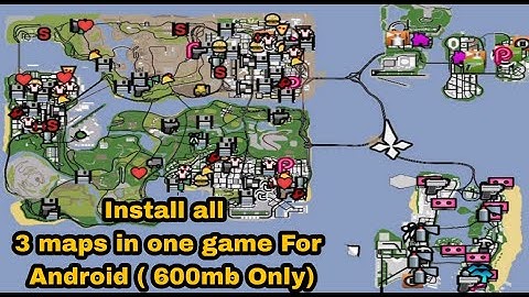All 3 GTA Maps in one game 😱😱 Gta Mixed Mod For Android ( highly Compress ) Free Download