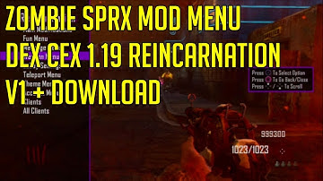[BO2/PS3] Zombie SPRX Mod Menu DEX CEX 1.19 Reincarnation V1 + DOWNLOAD