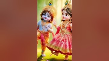 cute baby radha Krishna 🥰😘#radhakrishnastatus #radhakrishnalove #ytshorts #viralshort #cute #love