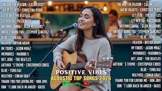 Top Chill Acoustic Covers 2026 🎸 Soft Female Vocals for Study, Relax & Positive Vibes screenshot 3