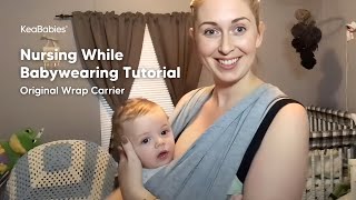 Tutorial : How to Breastfeed a Newborn Baby with Baby Wrap Carrier