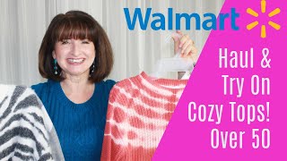 Walmart 2020 Haul & Try On Cozy Tops & Sweaters!  Over 50