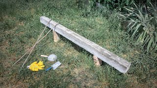 Reinforced concrete beam - do it yourself