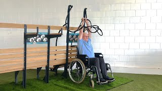 IPitup exercise #240 - Push - Level 1 - Wheelchair