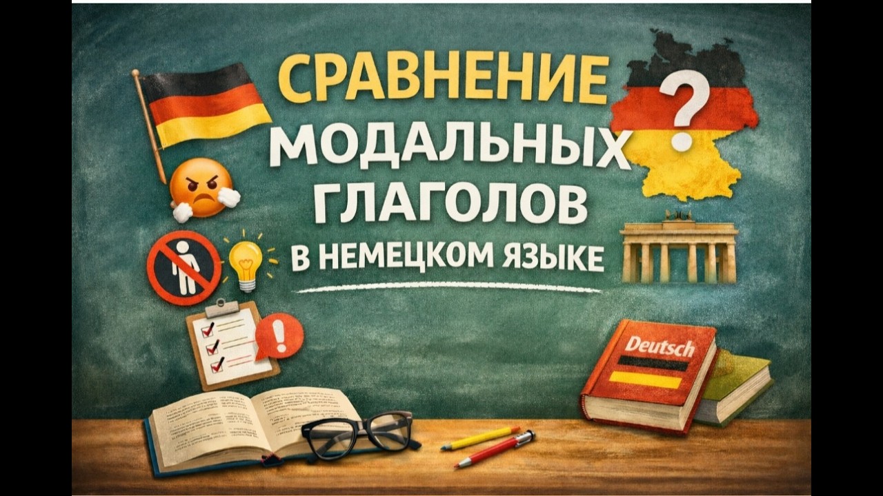 Сравнение модальных глаголов в немецком языке