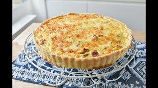 法式鹹批食譜簡單做法｜French Quiche (Bacon &amp; Leek) Recipe 