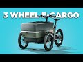 3 Wheel Electric Cargo Bike with Passenger Seat