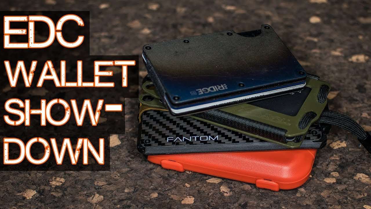 BEST EDC Wallet Showdown - Trayvax, Flipside, Fantom, Ridge Wallet review and comparison - YouTube