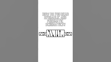 How to read Hydraulic and pneumatic schematics? #mechatronic #electronics #hydraulics #pneumatics