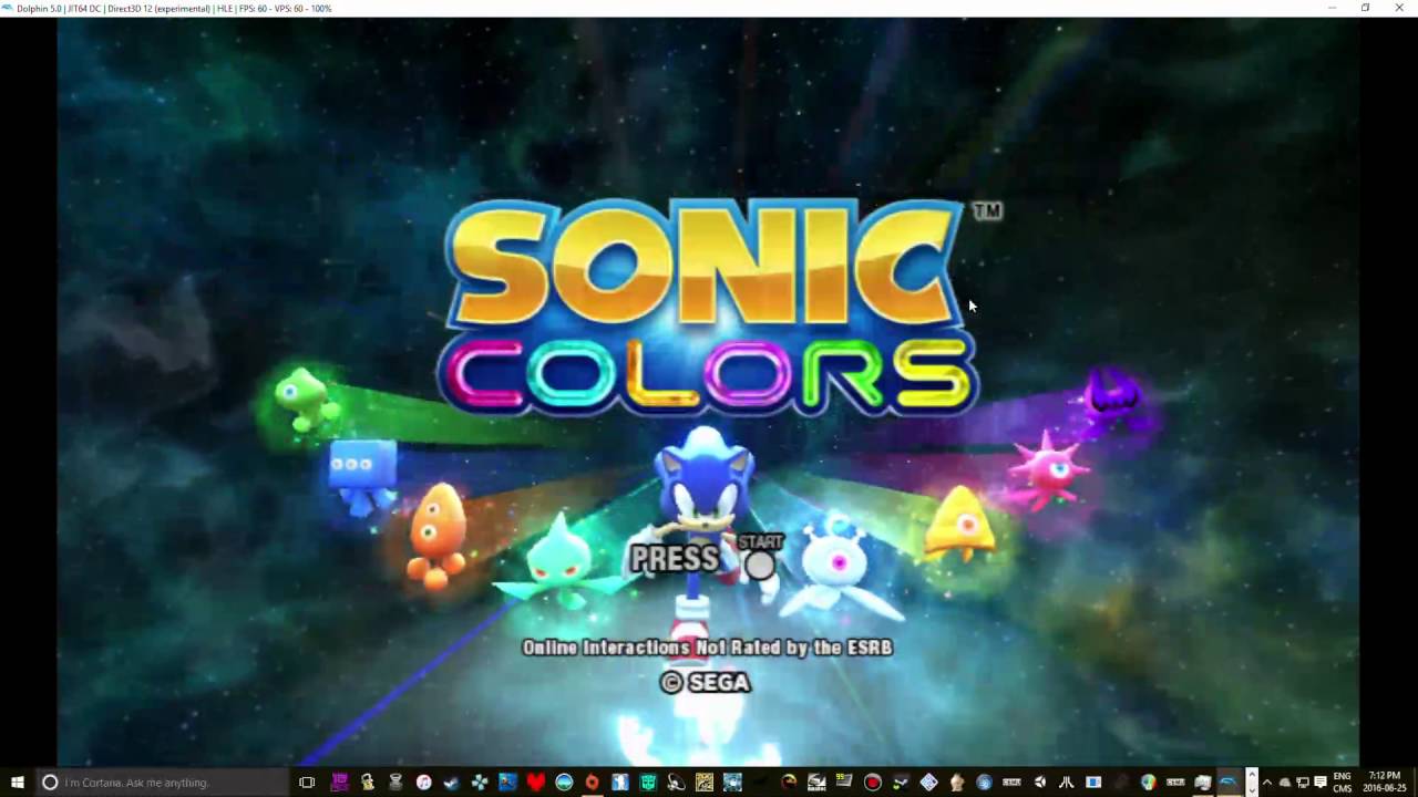 New ! Dolphin Emulator 5.0 Sonic Colors - YouTube