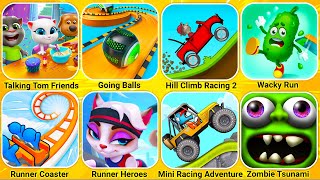 Talking Tom Friends, Hill Climb Racing, Going Balls, Runner Coaster, Runner Heroes, Mini Racing... screenshot 4