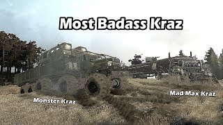 Spintires Mudrunner Most Badass Kraz | Monster Kraz | Mad Max Kraz