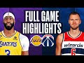 LAKERS At WIZARDS NBA FULL GAME HIGHLIGHTS December 4 2022 