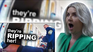 BRITS React to Cop Saves Woman From Getting Eaten Alive