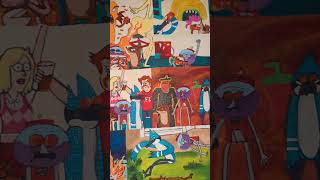 Regular show painting #mordecai #rigby #cartoonart