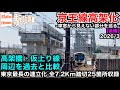 京王線高架化 千歳烏山→仙川駅 高架化工事の様子｜進む用地確保を過去と比較