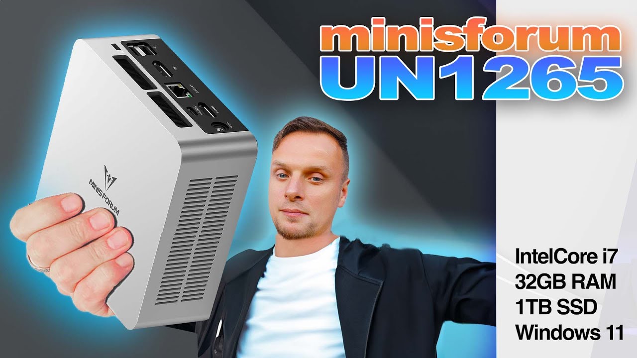 Mini PC Minisforum UN1265 Intel i7-12650H, version barebone (minisforum.de)  –