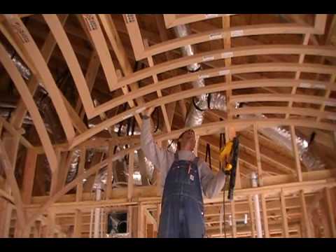 How To Frame A Groin Vault Ceiling Youtube