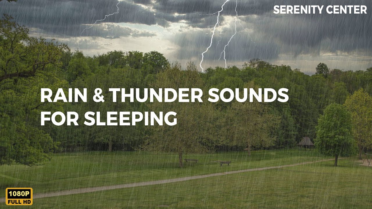 Dream with Rain & Thunder Sounds for Sleeping | Stress and Anxiety ...