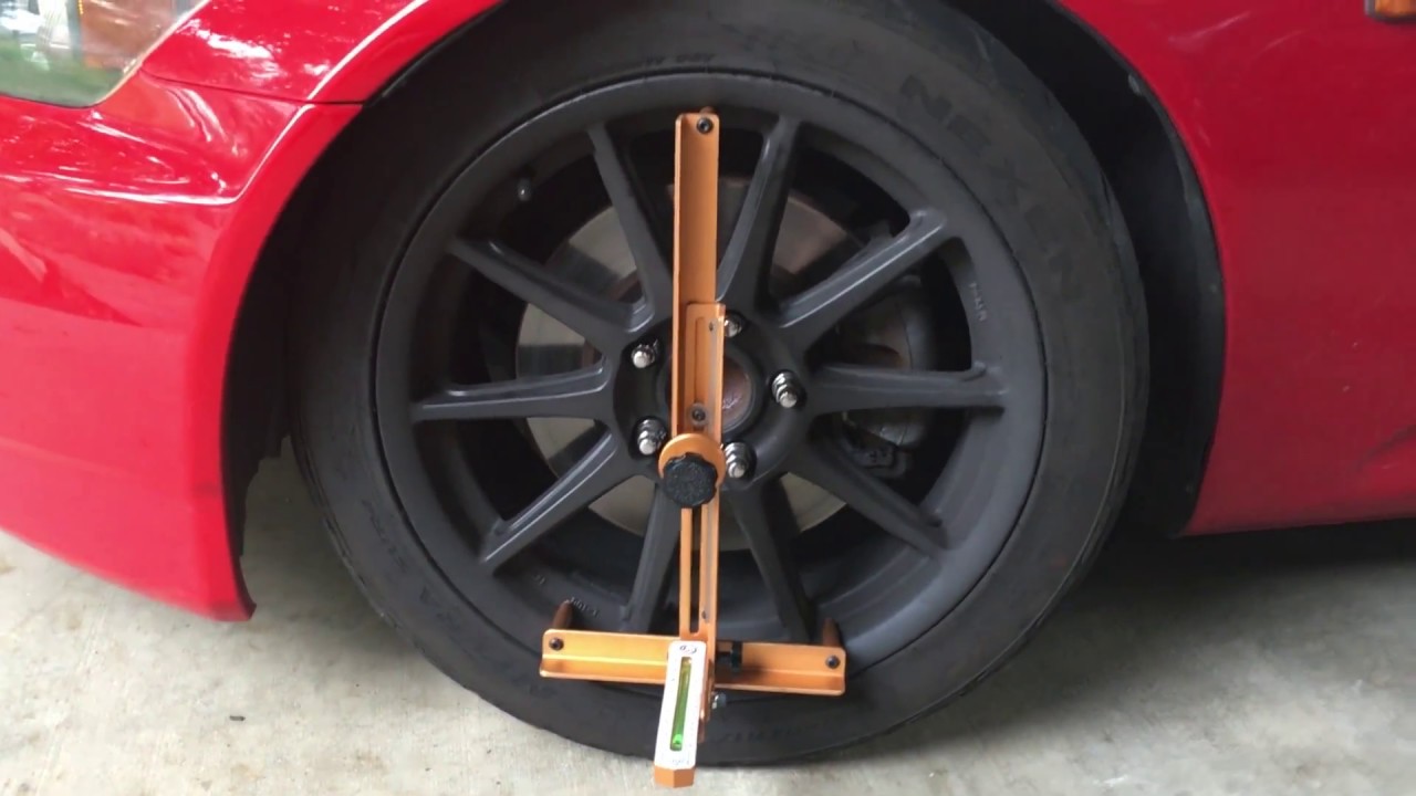 DIY Alignment - Using a Camber & Caster Gauge - YouTube