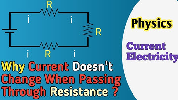 Why Current Remain same / doesn