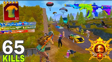 65Kills! 😈 MY BEST LIVIK GAMEPLAY in NEW MODE with HA*KER set 😈 Pubg Mobile