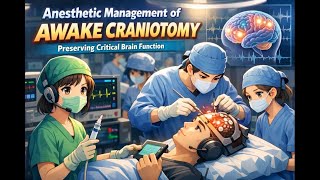 116🧠 Anesthetic Management of Awake Craniotomy 🎯 | Preserving Critical Brain Function 💉✨