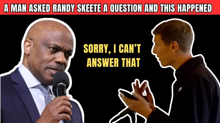 A man asked Randy Skeete a question and this happened