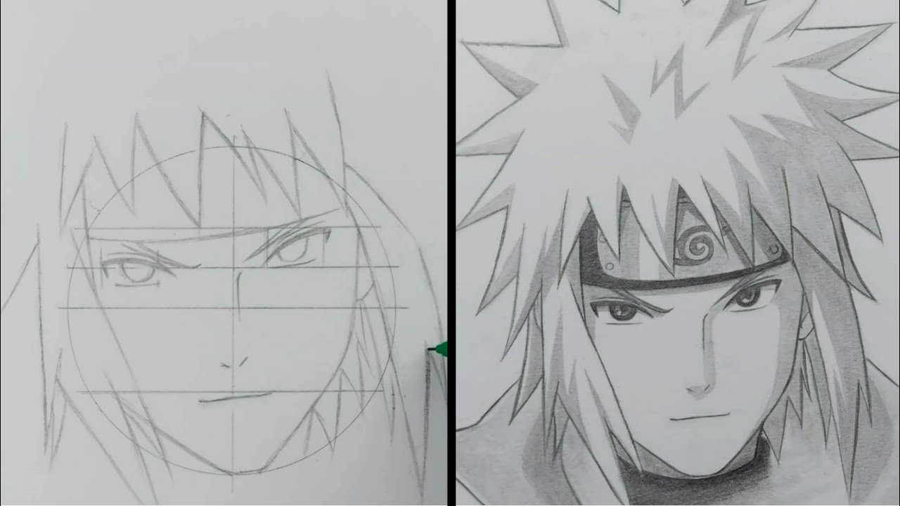 How To Draw Minato Namikaze With Ease! | Naruto Shippuden | ss_art1 ...