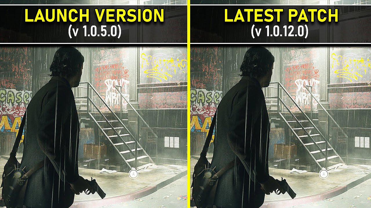 Alan Wake 2 | Launch Version (1.0.5.0) vs Latest Patch (1.0.12.0) | Performance Comparison