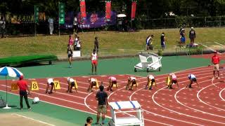 20170909 第三・四地区夏季陸上競技大会 女子 100m 決勝
