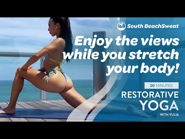 Flex Your Desires: Yulia's 20-Minute Stretching Bikini Workout