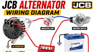 Complete Alternator Wiring Guide of JCB 3CX 4CX Alternator | How to Connection JCB Alternator 