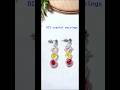 DIY CRYSTAL EARRINGS #handmadeearrings #diyearringsmaking