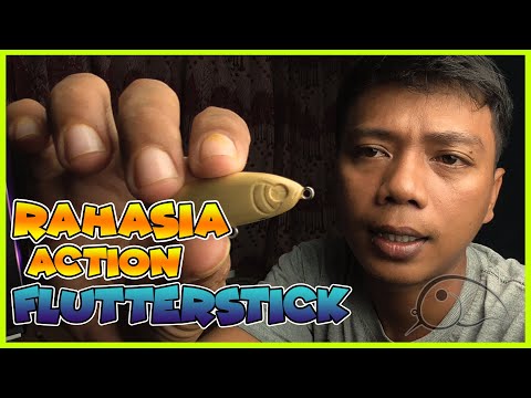 RAHASIA ACTION WOBBLER LURE FLUTTERSTICK @gogorifishing