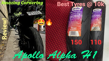 Apollo Alpha H1🔥 on my NS 200 - Is it the best Tyre @ 10k! Installation & Review