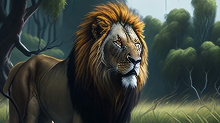 The old lion and greedy traveler