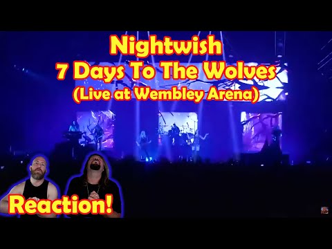 Musicians react to hearing Nightwish - 7 Days To The Wolves (Live at Wembley Arena)