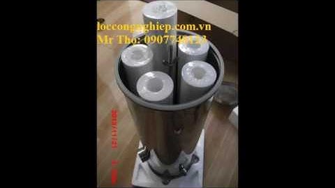 Bình lọc nước inox 304