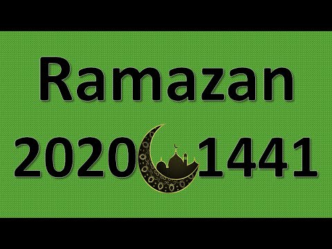 Ramazan ayının təqvimi 2020 / 1441 | Allah orucunuzu qəbul etsin!