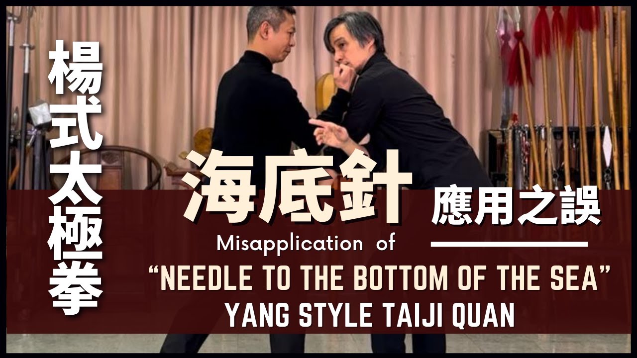 Yang Style Taiji Quan Misapplication of “Needle to the Bottom of the Sea”  楊式太極拳-海底針 應用之誤